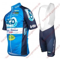 Radsport AGO-AQUA SERVICE 2018 Radbekleidung Satz Trikot Kurzarm+Trägerhosen Set