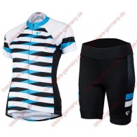 Radsport Pearl Izumi Select Escape LTD Blau Damen Fahrradbekleidung Trikot Kurzarm+Radhose