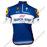 Radsport QUICK-STEP FLOORS 2018 Kinder Trikot Kurzarm