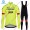 Profiteam 2018 Trek Segafredo thermique fluo gelb Fahrradbekleidung Trikot Langarm+Lang Trägerhose