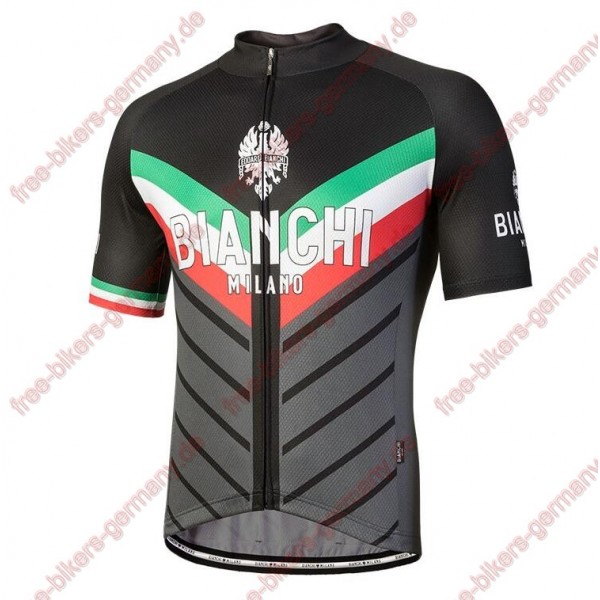 Profiteam 2018 Bianchi Milano Tiera schwarz Trikot Kurzarm 71917MQ