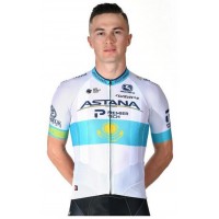Fahrradbekleidung Radsport 2020 Astana Pro Team Trikot Kurzarm Outlet Weiß
