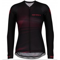 Fahrradbekleidung Radsport 2020 Damen SCOTT RC Pro Trikot Langarmschwarz