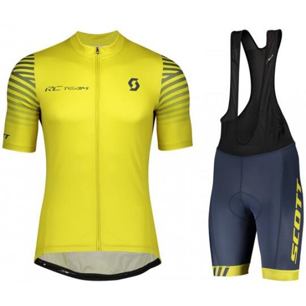 Fahrradbekleidung Radsport 2020 SCOTT RC TEAM 10 Radbekleidung Satz Trikot Kurzarm+Trägerhosen Set Outlet gelb Fahrradbekleidung Radsport 2020 SCOTT RC TEAM 10 Radbekleidung Satz Trikot Kurzarm+Trägerhosen Set Outlet gelb