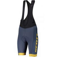 Fahrradbekleidung Radsport 2020 SCOTT RC TEAM ++ Trägerhosen Set blau/Orange