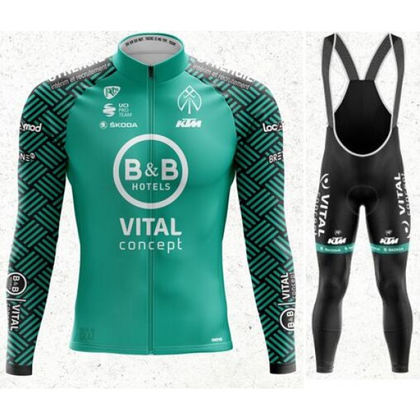 Fahrradbekleidung Radsport 2020 VITAL CONCEPT Trikot Langarm+ Trägerhosen Set Fahrradbekleidung Radsport 2020 VITAL CONCEPT Trikot Langarm+ Trägerhosen Set
