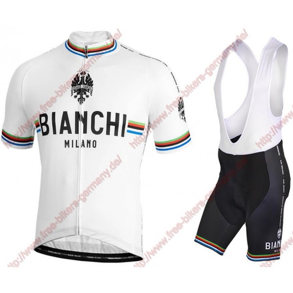 Profiteams BIANCHI MILANO New Pride white Radbekleidung Satz Trikot Kurzarm+Trägerhosen Set Outlet Profiteams BIANCHI MILANO New Pride white Radbekleidung Satz Trikot Kurzarm+Trägerhosen Set Outlet