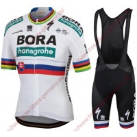 Profiteams Bora Hansgrohe 2019 Slovak champion Radbekleidung Satz Trikot Kurzarm+Trägerhosen Set Outlet
