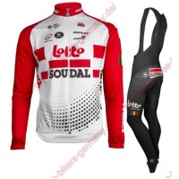 Profiteams Lotto Soudal 2019 Radsport Fahrradbekleidung Trikot Langarm+Lang Trägerhose