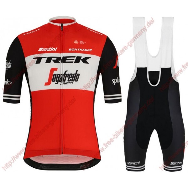 Profiteams Trek Segafredo 2019 rot Radbekleidung Satz Trikot Kurzarm+Trägerhosen Set Outlet