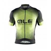 2015 ALE Grün schwarz Radtrikot Kurzarm FDMN631