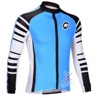 2015 ASSOS blau Fahrradtrikot Langarm BQKS590