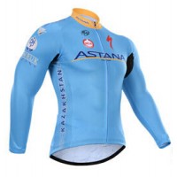 2015 Astana Fahrradtrikot Langarm NYHA836