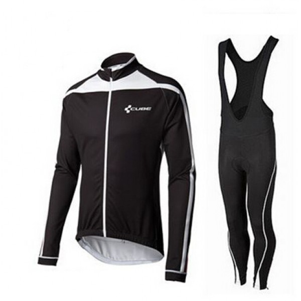 2015 Cube schwarz Weiß Fahrradbekleidung Radtrikot Satz Langarm und Lange Trägerhose schwarz MCNT743 2015 Cube schwarz Weiß Fahrradbekleidung Radtrikot Satz Langarm und Lange Trägerhose schwarz MCNT743