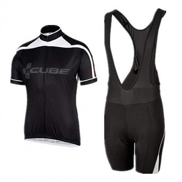 2015 Cube schwarz Weiß Fahrradbekleidung Satz Fahrradtrikot Kurzarm Trikot und Kurz Trägerhose OSDD845 2015 Cube schwarz Weiß Fahrradbekleidung Satz Fahrradtrikot Kurzarm Trikot und Kurz Trägerhose OSDD845