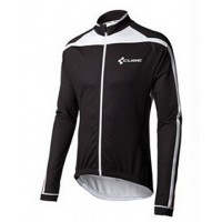 2015 Cube schwarz Weiß Fahrradtrikot Langarm QYHA311