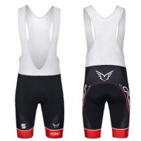 2015 Felt Kurz Trägerhose schwarz rot XUKR455