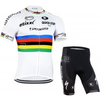 2015 Specialized Quick Step Radbekleidung Radtrikot Kurzarm und Fahrradhosen Kurz KWMK644