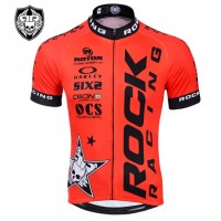 2015 Rock Racing Radtrikot Kurzarm rot PVUB901