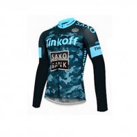 2015 Saxo bank tinkoff Fahrradtrikot Langarm TGDK735