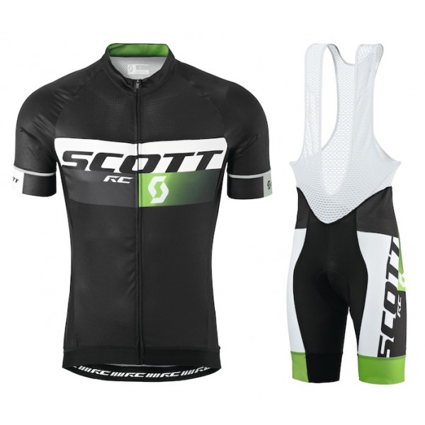 Scott RC Pro Schwarz-Grün 2015 Fahrradbekleidung Satz Fahrradtrikot Kurzarm Trikot und Kurz Trägerhose TVTQ629 Scott RC Pro Schwarz-Grün 2015 Fahrradbekleidung Satz Fahrradtrikot Kurzarm Trikot und Kurz Trägerhose TVTQ629