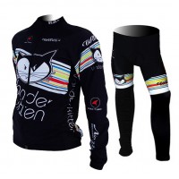 2015 Wilier Damen Fahrradbekleidung Radtrikot Satz Langarm und Lange Fahrradhose JFXU226