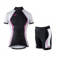 2015 KTM Damen pourpre Radbekleidung Radtrikot Kurzarm und Fahrradhosen Kurz OJDT842