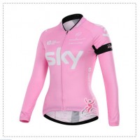 2015 Sky Damen Fahrradtrikot Langarm TSYF399