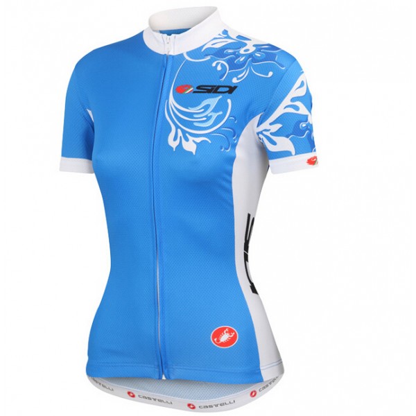 2015 SIDI Damen blau Radtrikot Kurzarm ZSLY513 2015 SIDI Damen blau Radtrikot Kurzarm ZSLY513