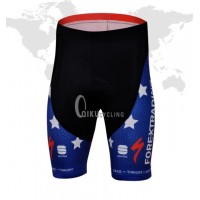 2013 Saxo Bank Tinkoff USA Champion Kurz Radhose Blau Weiß Rot QEPK276