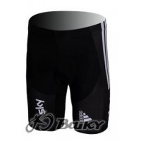 SKY Pro Team Kurz Radhose Weiß Grün TTAI323