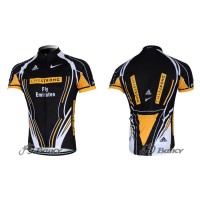 2012 Livestrong Fly Emirates Radtrikot KurzarmSchwarz Gelb CCJX862