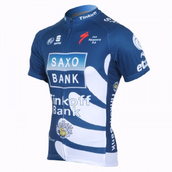 2013 Saxo Bank Tinkoff Pro Team Radtrikot Kurzarm Blau GDGK581 2013 Saxo Bank Tinkoff Pro Team Radtrikot Kurzarm Blau GDGK581