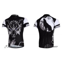 2012 Ghost Wolf Radtrikot Kurzarm Schwarz YXVC929