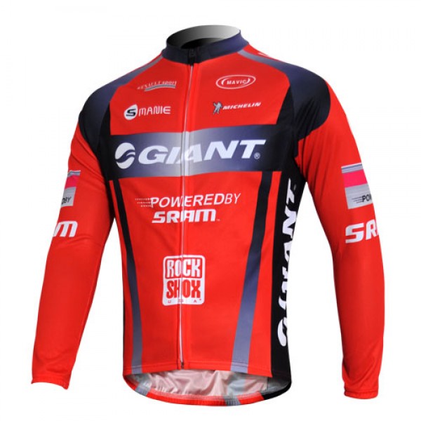 Giant Sram Pro Team Fahrradtrikot Langarm Rot Schwarz WWBI381 Giant Sram Pro Team Fahrradtrikot Langarm Rot Schwarz WWBI381
