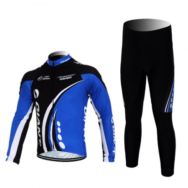 Giant kenda pro Radbekleidung Satz Fahrradtrikot Langarm und Lang Radhose Schwarz Blau NAYT307 Giant kenda pro Radbekleidung Satz Fahrradtrikot Langarm und Lang Radhose Schwarz Blau NAYT307