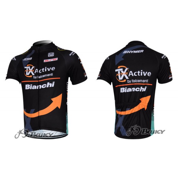 TX active bianchiRadtrikot KurzarmSchwarz HJNJ605 TX active bianchiRadtrikot KurzarmSchwarz HJNJ605