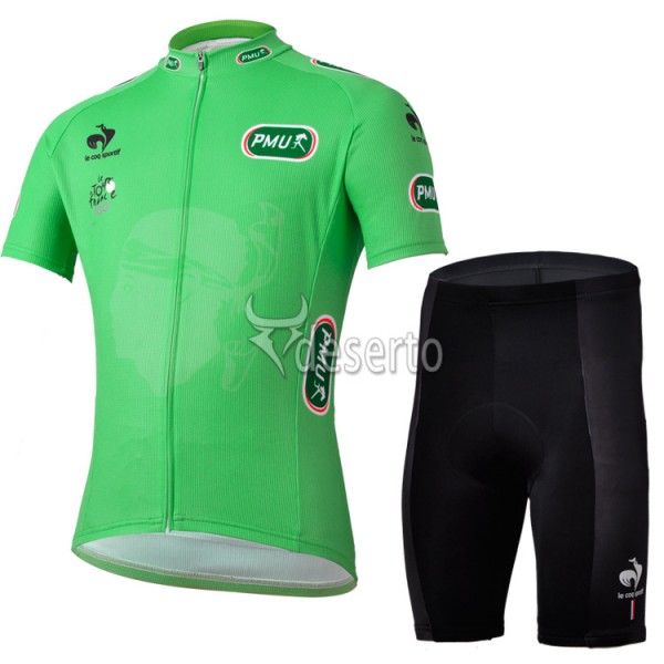 Tour de France Grünes Trikot Radbekleidung Radtrikot Kurzarm und Fahrradhosen Kurz TVQG206 Tour de France Grünes Trikot Radbekleidung Radtrikot Kurzarm und Fahrradhosen Kurz TVQG206