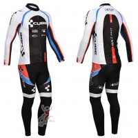 2013 Cube Fahrradbekleidung Radtrikot Satz Langarm und Lange Fahrradhose OKCZ939