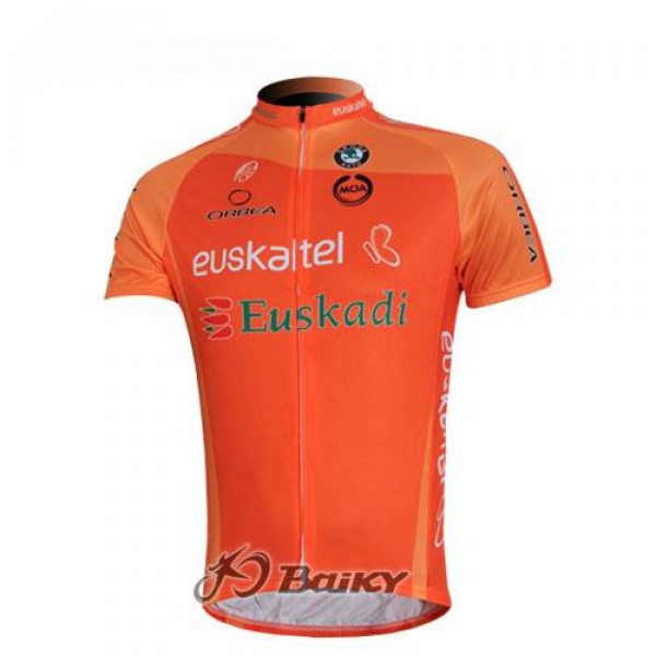 Euskaltel-Euskadi Pro Team Radtrikot Kurzarm Orange TNOO688 Euskaltel-Euskadi Pro Team Radtrikot Kurzarm Orange TNOO688