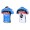 2013 Garmin Sharp Barracuda Cervelo Fahrradbekleidung Satz Fahrradtrikot Kurzarm Trikot und Kurz Trägerhose Blau GCAL199