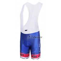 Lampre ISD Pro Team Kurz Trägerhose Blau Rosa XIFB813