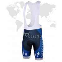2013 Saxo Bank Tinkoff Pro Team Kurz Trägerhose Dunkel Blau NSDY706