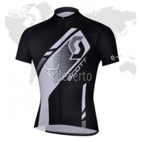 Scott Racing Radtrikot Kurzarm Schwarz 2013 WYOQ664