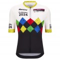 Bekleidung Herren Santini UCI Gravel Weltmeisterschaft trikot Flandern 2024-Schwarz Bekleidung Herren Santini UCI Gravel Weltmeisterschaft trikot Flandern 2024-Schwarz