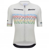 Bekleidung Herren Zurich 2024 Santini UCI Masters Weltmeister trikot-Grau