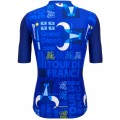 Bekleidung Herren Jersey Santini Tour de France 2024-Turin