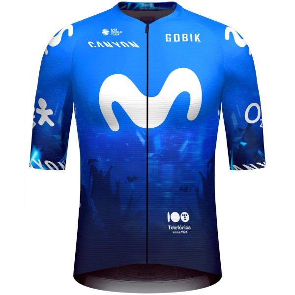 Bekleidung Herren Team Movistar 2024 Infinity trikot