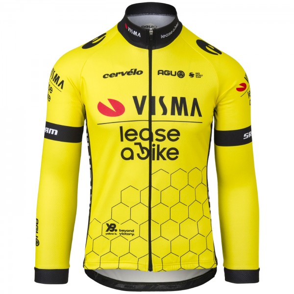 Bekleidung Herren Langärmeliges Trikot Agu Team Visma Lease a bike 2024