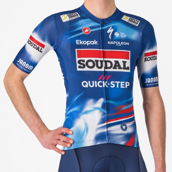Bekleidung Herren Castelli Soudal Quick-Step 2025 Competizione 3 trikot Bekleidung Herren Castelli Soudal Quick-Step 2025 Competizione 3 trikot